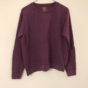 Purple crew neck